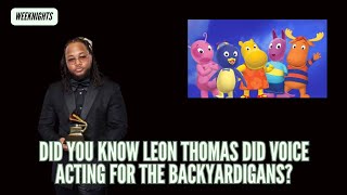 Leon Thomas did voice acting for a famous role [upl. by Zildjian808]