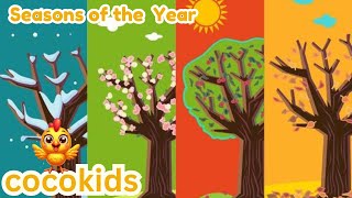 🔴Four Seasons of the Year Song  Cocokidsch nursery rhymes and kids songs [upl. by Susejedesoj]