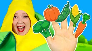 Vegetables Finger Family 🌽🥦🥕 Kids Nursery Rhymes [upl. by Agueda750]