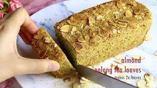 Oolong Almond Loaves w Demerara Sugar Recipe Video  Bakestarters [upl. by Corder718]