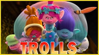 Trolls Movie Flying Trolls  Kids Coloring Book  Coloring Pages for Children Fly to Bridgets Hair [upl. by Drais]