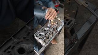 Head cylinder valve seat setting [upl. by Korwun]