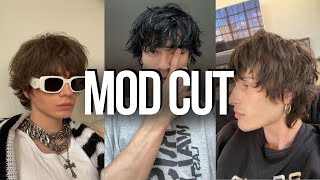 EL MEJOR estilo de CORTE MEDIOLARGO para HOMBRE  PEINADO MOD CUT TEXTURA [upl. by Aihsenak677]