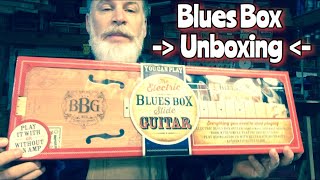 Blues Box Guitar  Unboxing and Assembly [upl. by Alvira]