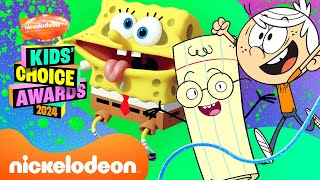 SpongeBob Takes Over The Kids Choice Awards ⭐️  ft Loud House amp Rock Paper Scissors  Nickelodeon [upl. by Hahn173]