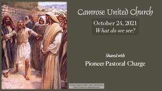 Camrose United Church Worship for October 24 [upl. by Colbye]