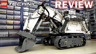 LEGO Technic 42100 Liebherr R9800 EXCAVATOR REVIEW [upl. by Lovash]