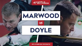 Jonathan Marwood v Wayne Doyle  Group Stages  2024 World Billiards Championship [upl. by Labotsirc]