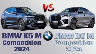 2024 BMW X5 M Competition vs 2024 BMW X6 M Competition  Similarities And Differences [upl. by Irwinn]