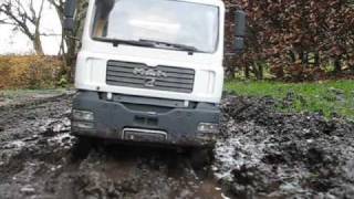 MAN TGA 6x6 in rough terrain part 2 [upl. by Roach47]