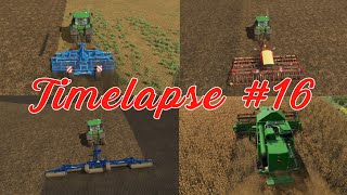 🇫🇷 The Valley The old Farm 16  Seeding canola amp harvesting sorgho [upl. by Aniala]