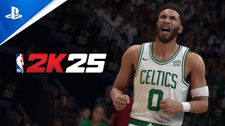 NBA 2K25 Official Gameplay Trailer  Cover Athlete Jayson Tatum Reveal  PS5 [upl. by Porty]