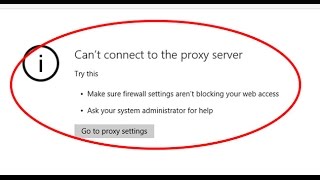 How to fix proxy server error Cant connect to the proxy server on microsoft edge windows 10 [upl. by Aicilyt479]