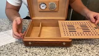 Review of the KEJIAR Cigar Humidor [upl. by Letsyrk337]