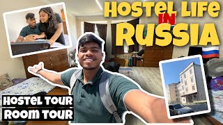 Hostel life in RUSSIA 🇷🇺  MBBS Russia  kabardino balkarian state university  KBSU [upl. by Ahsatin]