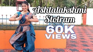 Ashtalakshmi Stotram  Navarathri Special  Dance Cover  Padma Shalini [upl. by Ahsyt]