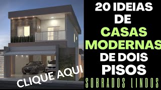 25 IDEIAS DE CASAS MODERNAS DE DOIS PISOS [upl. by Kristine]