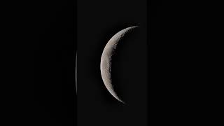 132 luminosity waxing crescent moon 🔭 [upl. by Slemmer]