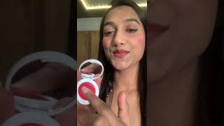 Mamaearth lip cheek eye tint review  coco nude  beet red  rose pink swatches amp review [upl. by Ninnetta567]