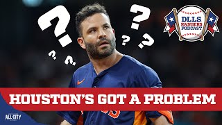 The Houston Astros have a PROBLEM  DLLS Rangers Podcast [upl. by Teddi]