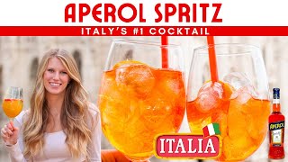 Aperol Spritz  Italys 1 Cocktail  Made in Venice [upl. by Emory]