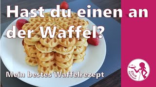 Einfache und schnelle Waffeln  Grundrezept außen knusprig innen fluffig  Mein bestes Rezept [upl. by Ranip]