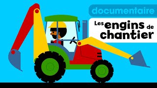 Les engins de chantier 🚚 Petit documentaire pour bébé et enfants de lécole maternelle [upl. by Hoban505]