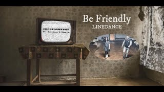 Be Friendly  Linedance Official Line Dance Demo Choreography Ole Jacobson amp Nina K 1124 [upl. by Shandra]