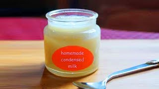 Homemade Condensed Milk  How to Make Condensed Milk at Home [upl. by Klemm]