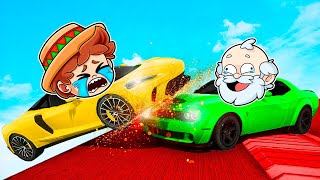 ¡NADIE se SALVA de los CHOQUES EXPLOSIVOS 😂💥 SILVIOGAMER en GTA 5 ONLINE con amigos [upl. by Malachi]