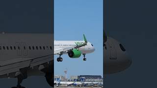 Viva A321 Neo arriving at Chicago O’hare shorts [upl. by Enitsugua829]