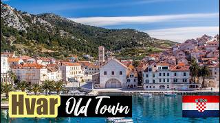 Hvar Spanjola Fortress and the Old Town — Croatia Beautiful Places [upl. by Elitnahc]