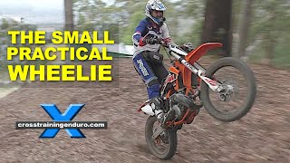 How to do small practical wheelies on dirt bikes ∣ Cross Training Enduro [upl. by Manfred]