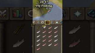 Quick 99 Fishing Guide osrs shorts [upl. by Humphrey]