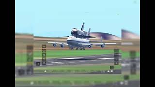 747 sca landing at Tenerife [upl. by Ylera]