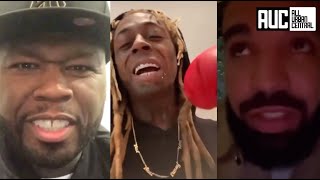 Rappers And Celebs React To Deontay Wilder Getting KO By Tyson Fury 50 Cent Lil Wayne Drake Quavo [upl. by Ledairam266]