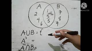 grade 7 operation of Set using Venn diagram [upl. by Bruell438]