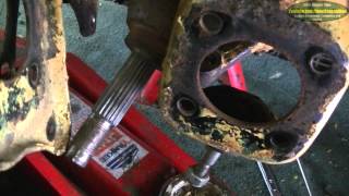 Fiat Panda 4x4 Sisley Video log No 34 Wheel bearing and outer CV boot change [upl. by Artenra846]