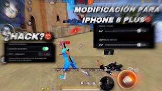 LA MEJOR CONFIGURACIÓN BRASILEÑA ⚙️🇧🇷 PARA IPHONE 8 PLUS 📲 FREE FIRE 2024 [upl. by Hussein516]