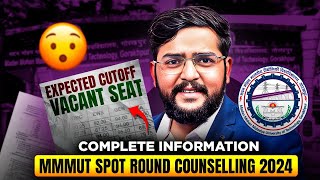 MMMUT spot Counselling 2024  vacant seat and expected cut off  MMMUT Gorakhpur [upl. by Lytsirhc117]