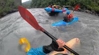 Sandbagging on the Tsaina Valdez Alaska  Triple X Alaska Whitewater [upl. by Ennovahc]