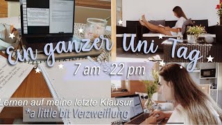 PRODUKTIVER UNITAG 7 UHR  22 UHR  Klausurenphase Lernplan online uni Motivation amp Inspiration [upl. by Herbst313]