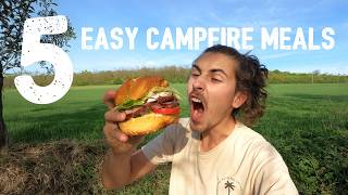 5 BEST Campfire Recipes  Easy Camping Meals amp Campfire Cooking [upl. by Yrrok]