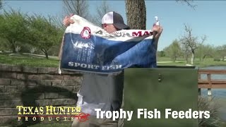 Directional Fish Feeders for Ponds and Lakes by Texas Hunter Products [upl. by Adlai]