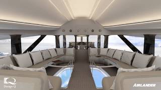 Design Q  Airlander Cabin Movie [upl. by Ainerbas]