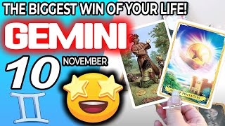 Gemini ♊IT’S COMING 👀THE BIGGEST WIN OF YOUR LIFE💰🆙 horoscope for today NOVEMBER 10 2024 ♊ gemini [upl. by England933]