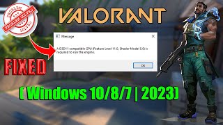How To Fix A D3D11 compatible GPU feature level 110 shader model 50is required to run the engine [upl. by Enidlareg]