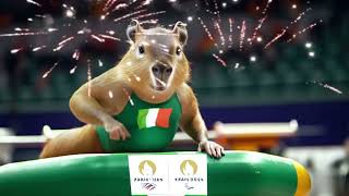 Capybara Music  Amhrán na bhFiann  National Anthem of Republic of Ireland  Paris Olympic 2024 [upl. by Ruscio]