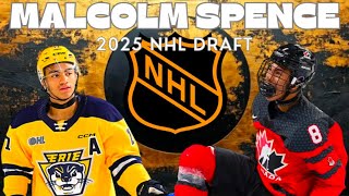 2025 NHL Draft  Malcolm Spence  The perfect power foward [upl. by Athena]