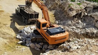 Heavy Duty Excavator chipping away [upl. by Eniarral28]